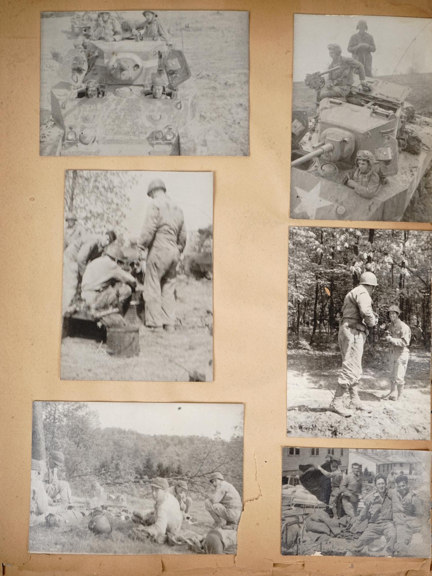 WWII SCRAPBOOK WITH PERSONAL DOCUMENTS AND PHOTOS PIC-10